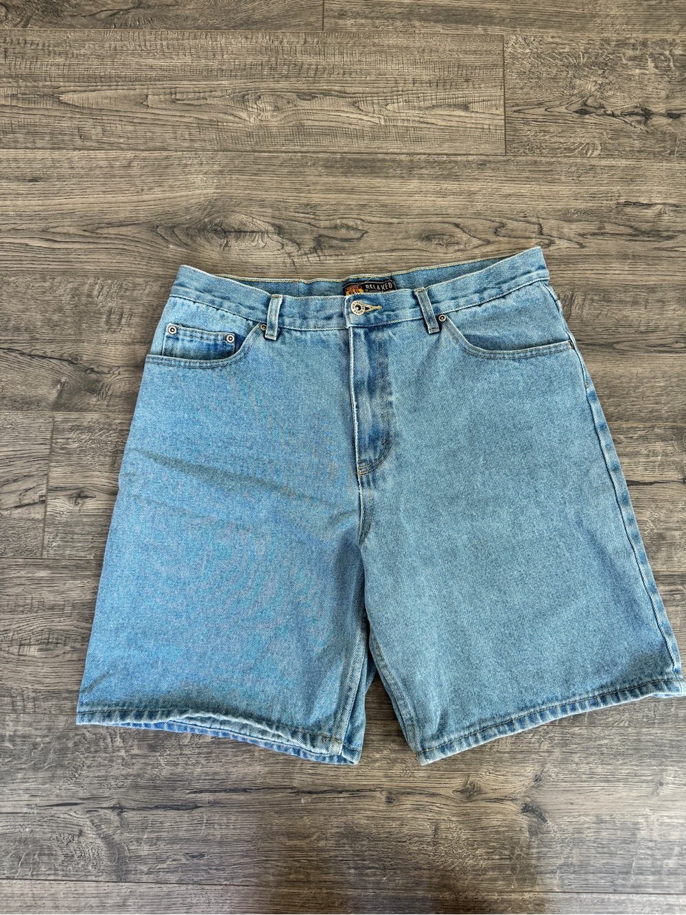Route 66 Light Blue Denim Jean Shorts